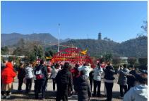 走基层•新春 ▏非遗进景区 新春景上花