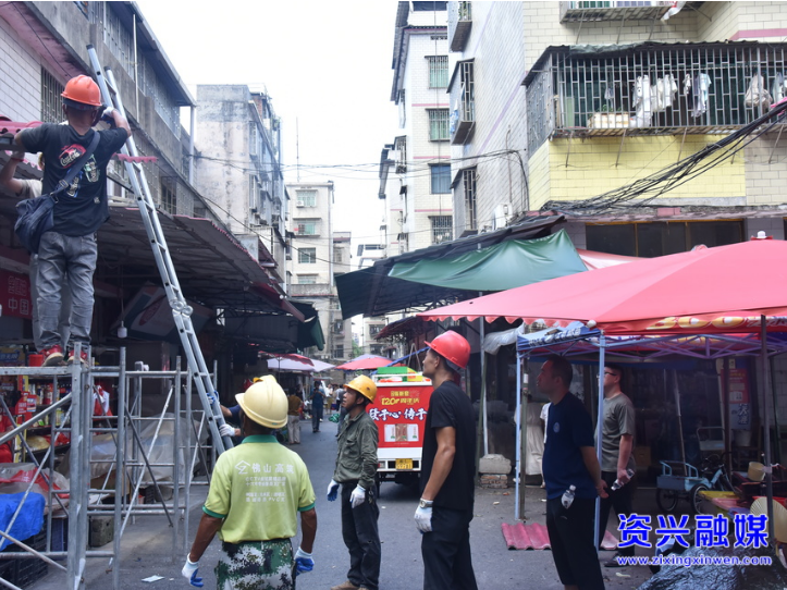 我市多部门联合整治新民市场消防安全隐患 