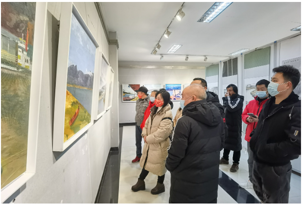 全国美术名家东江湖美术写生创作作品展在资兴展出