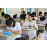 波水学校：书法大赛丰富校园文化生活
