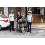 驾驶人自制假牌照  交警“火眼金睛”识破