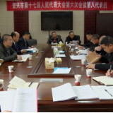 朱承旺参加人大第八代表团审议