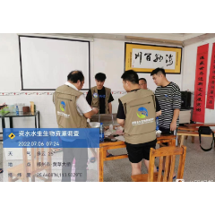 湖南水生生物监测站专家组到资兴开展东江湖水生生物常规监测工作