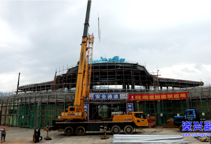 当好主力军 办好旅发会 | 郴州水世界项目建设如火如荼