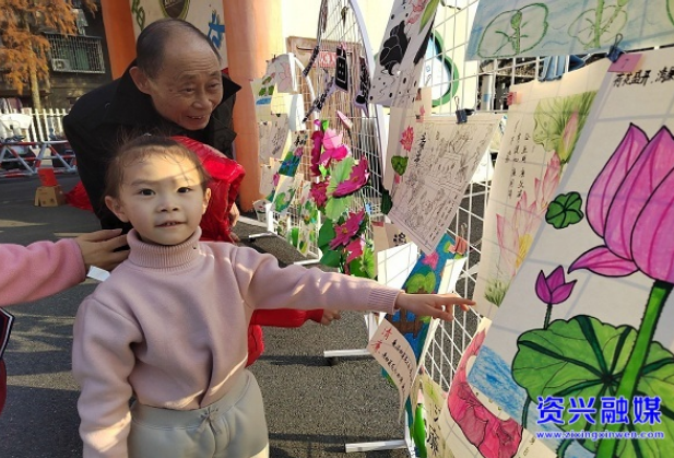 东江中心幼儿园开展“画莲写廉”校园廉洁文化活动
