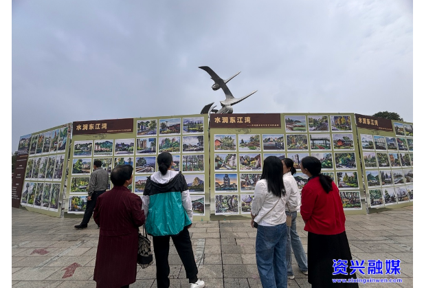 “水润东江湾”个人画展展出