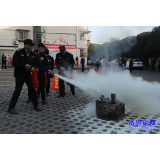 我市开展公租房消防安全演练