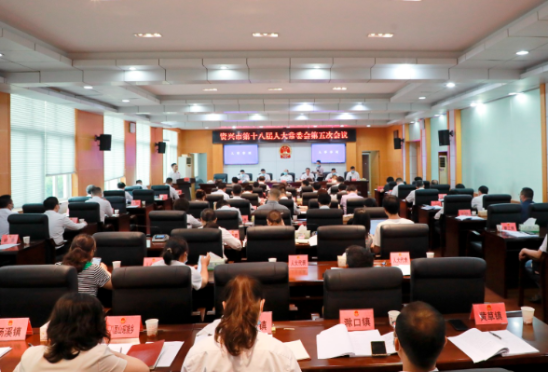 市第十八届人大常委会第五次会议召开