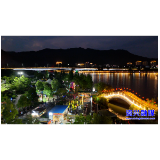 东江湾城市公园：市民夜晚休闲纳凉好去处 