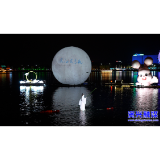 东江花月夜国庆实景演出燃动秋日夜色
