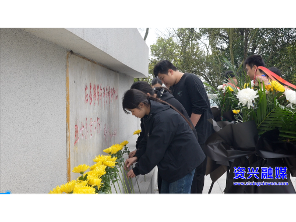 市职业技术学校开展“缅怀革命英烈 传承红色基因”清明祭扫活动
