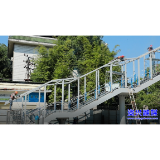 “护学桥”完成钢结构主体工程建设 预计10月底整体完工