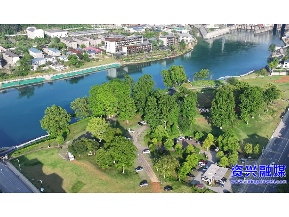 当好东道主 办好旅发会丨王家庄绿地公园：花海绿荫映江景 春日休闲新去处