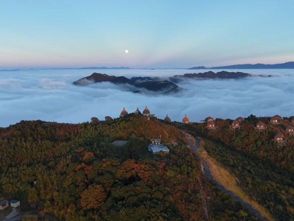 当好东道主 办好旅发会 | 回龙山景区：春日云海美如画