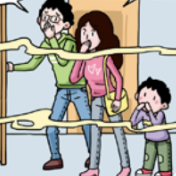 居民家庭消防安全知识漫画（十四）