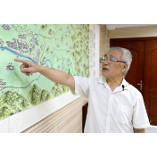 八旬老人手画七米巨画《历史的记忆》