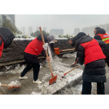 迎战低温雨雪冰冻天气  ▏大学生志愿者铲雪除冰保畅通