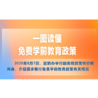 一图读懂免费学前教育政策