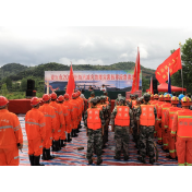 资兴开展防汛减灾地质灾害转移应急演练
