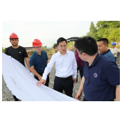 杨理诚巡河和调研重点项目 