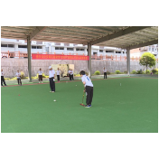 资兴市公安局举办庆祝建党100周年离退休干部门球邀请赛