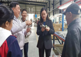 郴州市商务局调研组来资兴调研企业发展情况