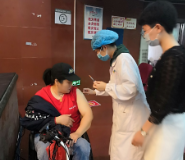 资兴为残障人士开辟新冠疫苗接种“绿色通道 ”