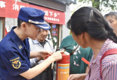 资兴市消防救援大队开展消防知识下乡活动