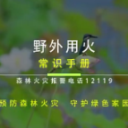 森林防火 | 留住绿水青山，牢记野外用火“十不准”