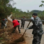 唐洞街道：清理可燃物 筑牢森林“防火墙”