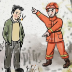 森林防火宣传漫画图来啦！