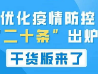 优化疫情防控“二十条”出炉，干货版来了！