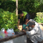 市园林绿化服务中心全力抗旱保绿