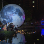 旅发大会（资兴）进行时丨情漫东江湾 河灯送祝福