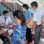 市第一人民医院开展基层技术培训及义诊活动