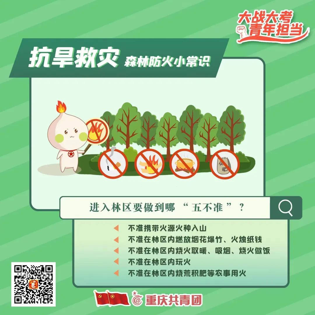 这些森林防火小常识要牢记！
