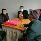 我市开展慰问退役军人送温暖活动