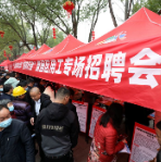我市举行2023年“春风行动”暨园区用工专场招聘会