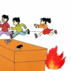 手绘：校园消防知识要牢记