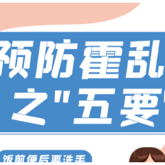 湖南疾控健康提示：预防霍乱——五要五不要