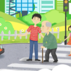 按下“行动”键 ，共创文明城！