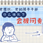 一定之规•纪检监察干部必读丨党组织、党的领导干部什么情形下会被问责？