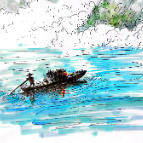 中国青年漫画家王海清：东江湖漫画