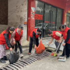 市阳光志愿者协会开展卫生大清扫活动