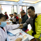 我市开展关爱新就业群体义诊活动