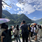 30余家中、省及港澳媒体记者走进东江湖