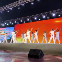 激情东江 嗨啤一夏：职工工间操大赛开赛