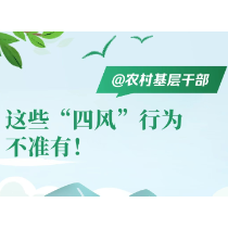 @农村基层干部 这些“四风”行为不准有！