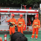 消防小课堂活动走进清江学校