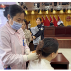 市第一人民医院：健康义诊进机关 贴心服务暖人心